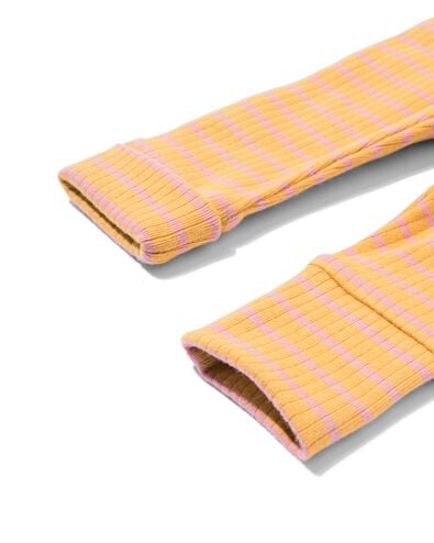 Babyleggings zum Mitwachsen, anliegend, gerippt, Streifen olivgr&uuml;n olivgr&uuml;n - 33459120OLIVE - HEMA
