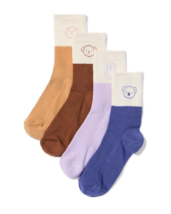 chaussettes Miffy taille 36-41 - 4 paires - 60410402 - HEMA