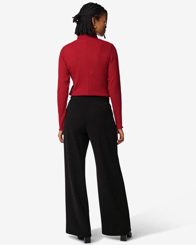 damesbroek Wani met glitters zwart zwart - 36248540BLACK - HEMA