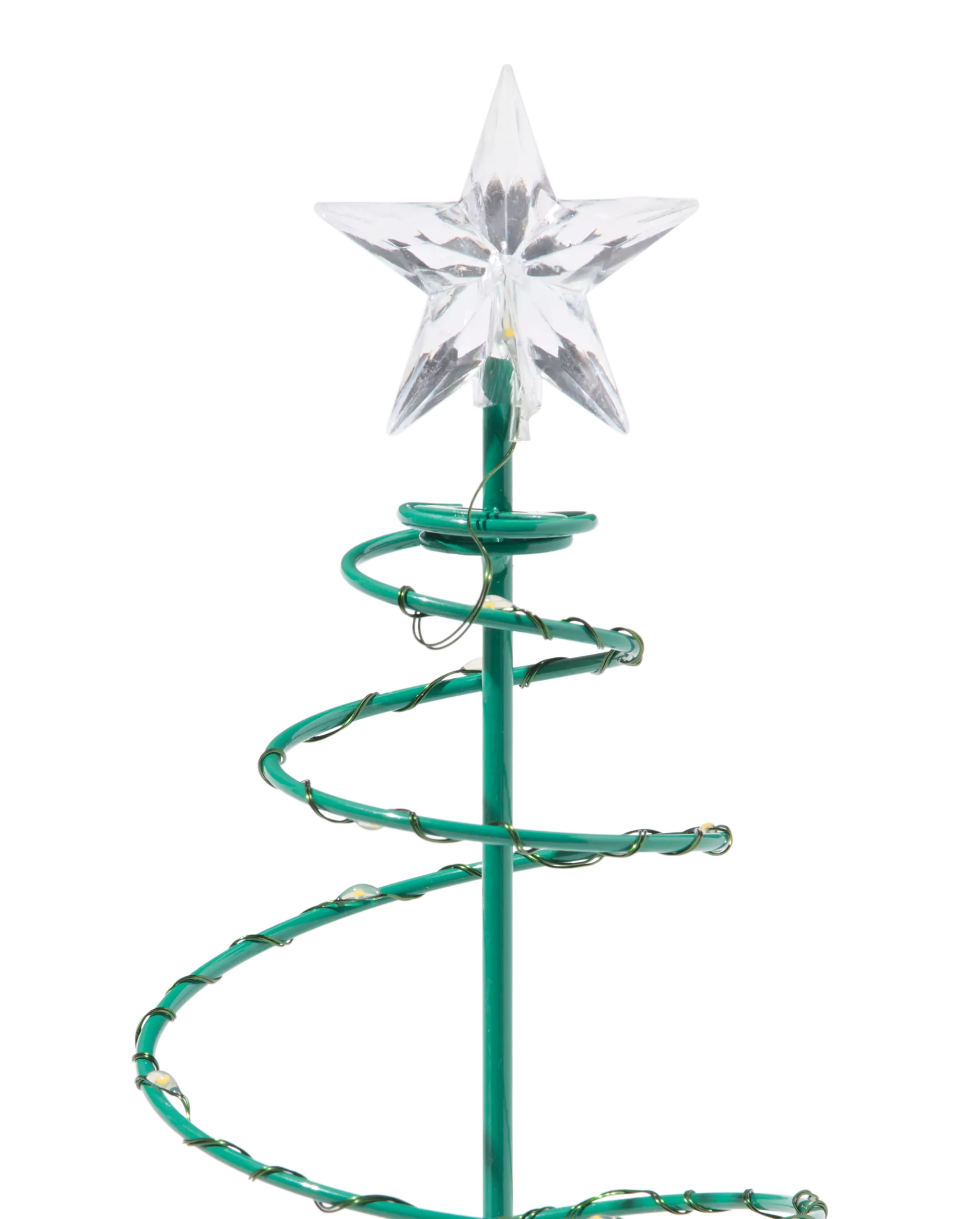 sapin de Noël ⌀20x40 cm spirale avec 30 lumières led 
