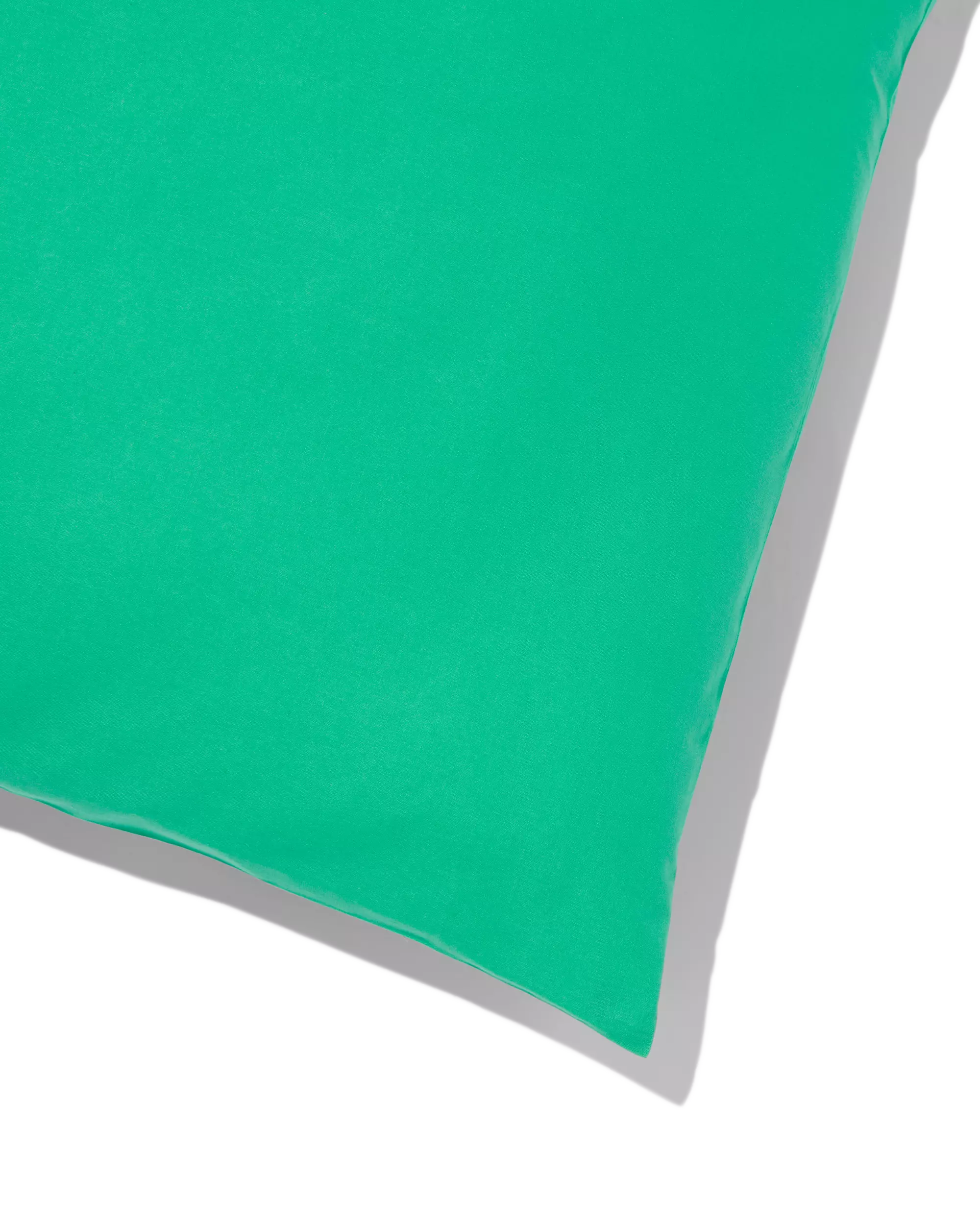 taie d'oreiller 60x70cm coton doux vert