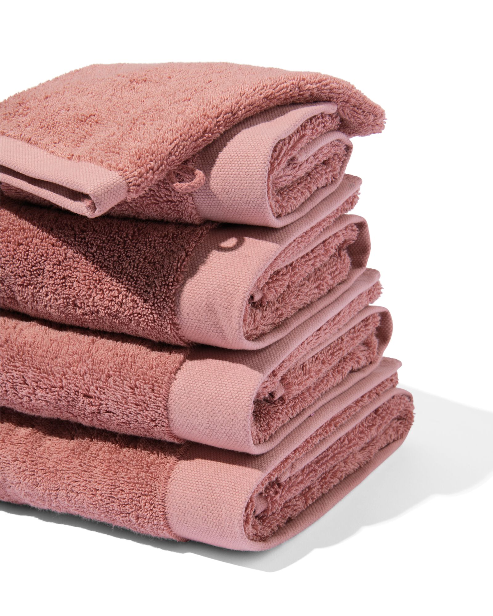 gant de toilette qualit&eacute; h&ocirc;teli&egrave;re extra douce rose profond - 5250350 - HEMA