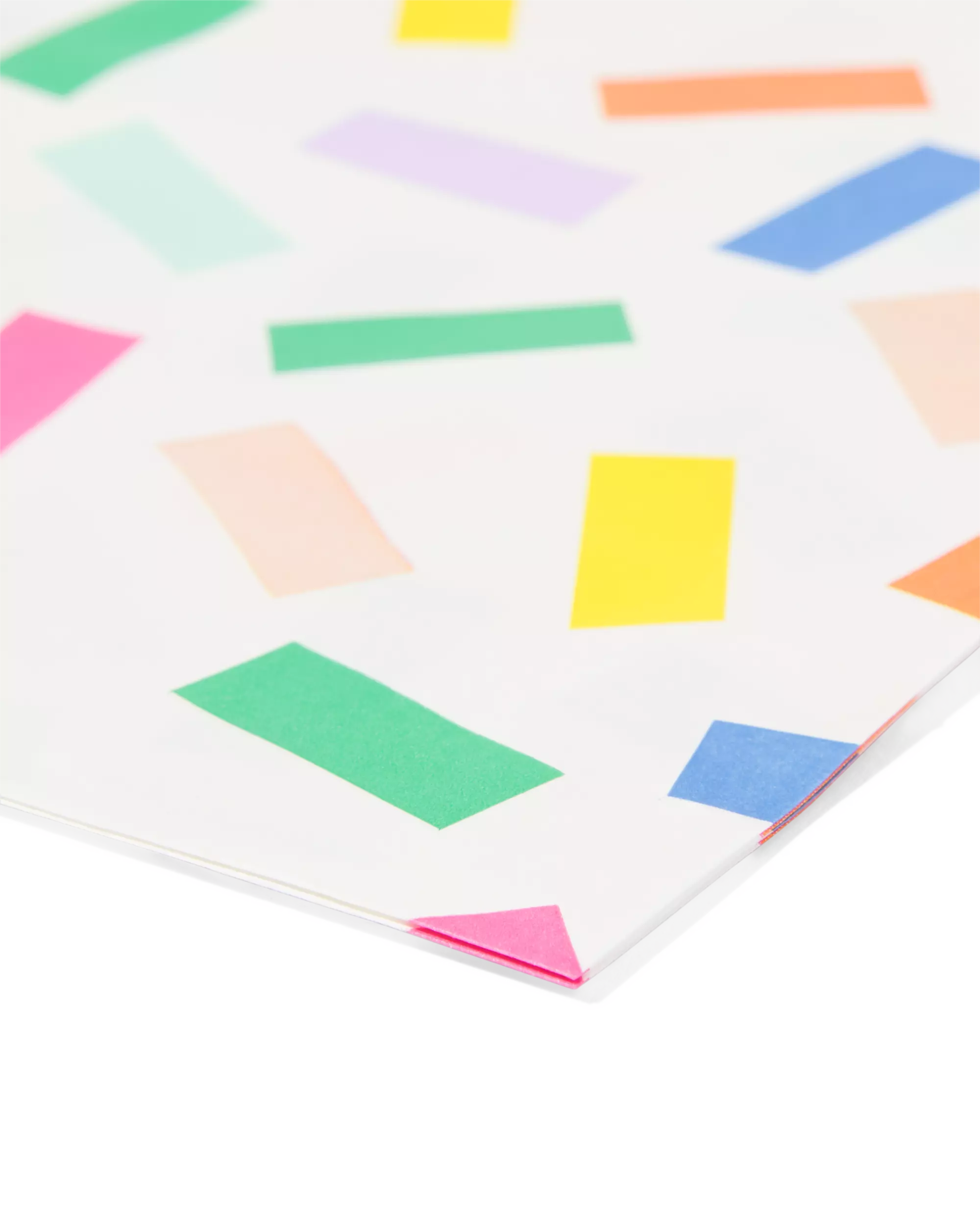 uitdeelzakjes papier gekleurde streepjes 8 stuks 
