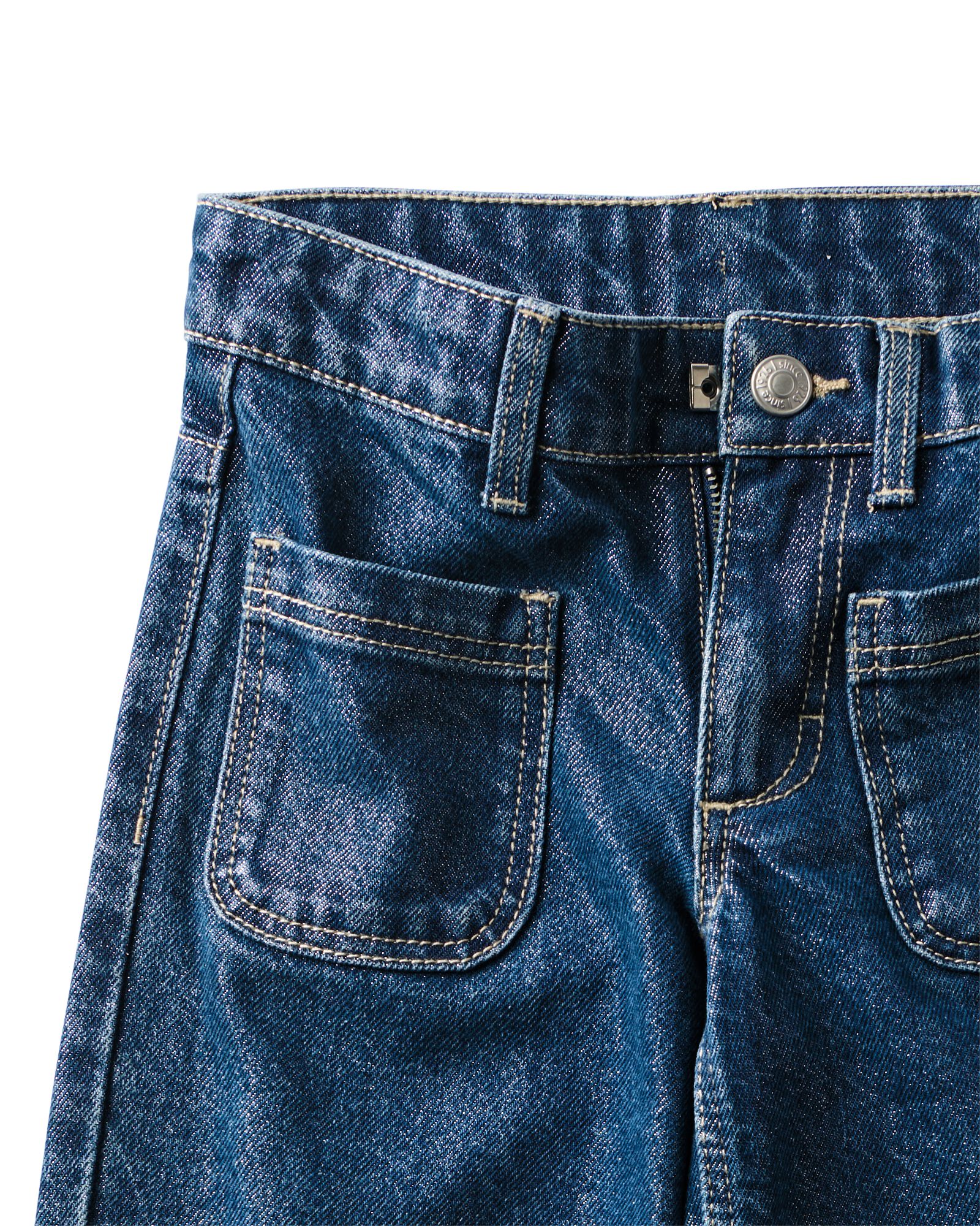 jean enfant coupe large bleu moyen bleu moyen - 30807722MIDBLUE - HEMA