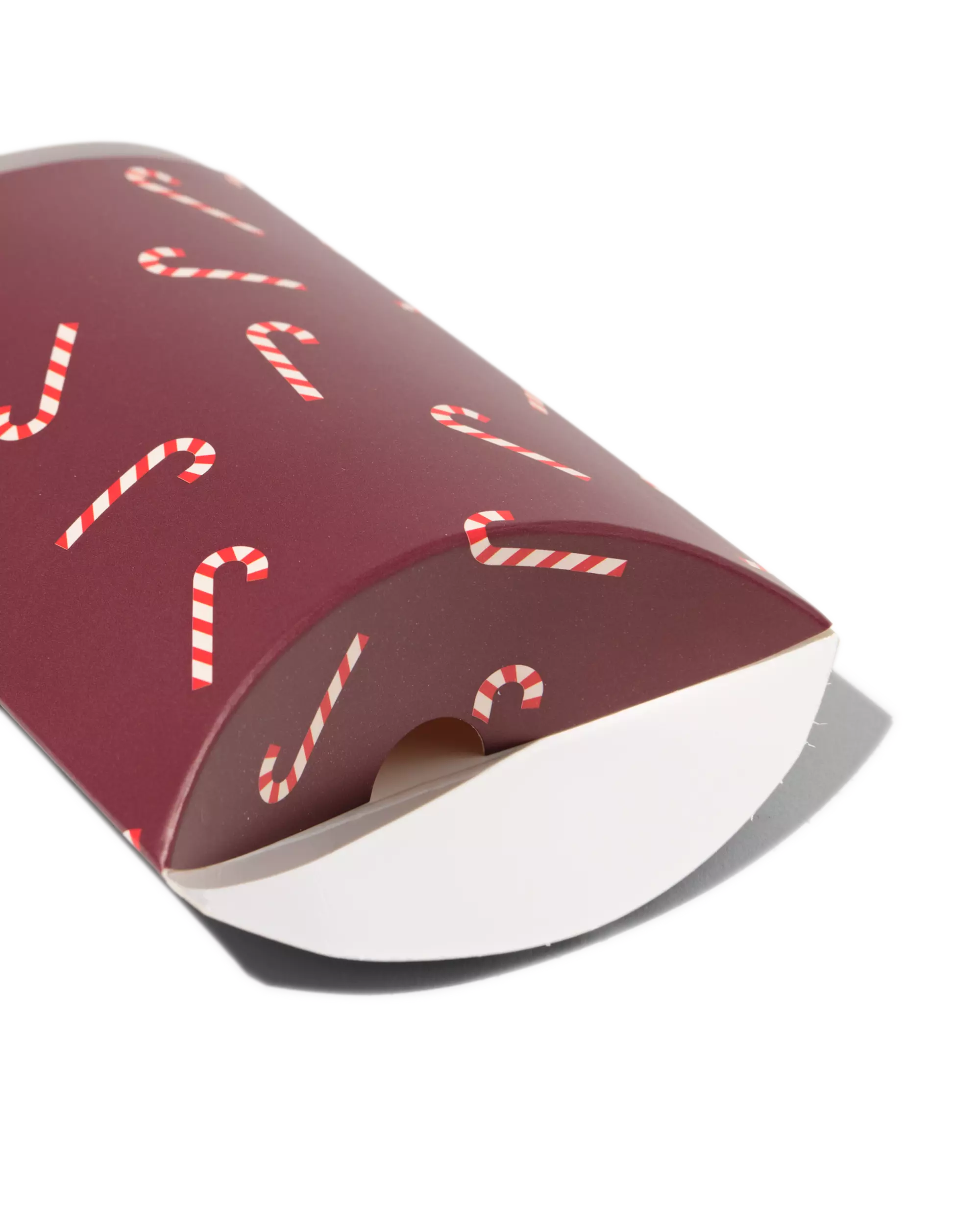 boîtes-cadeaux canne de Noël pailletée - 2 pièces