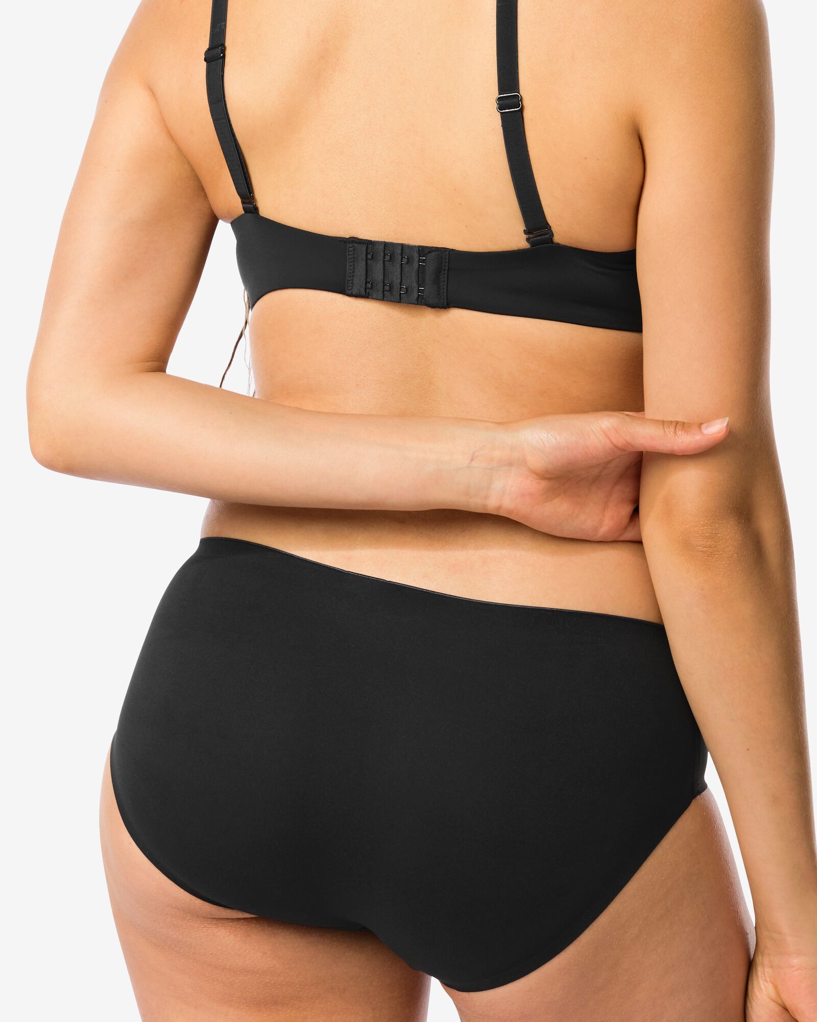 dameshipster second skin micro zwart zwart - 19621098BLACK - HEMA