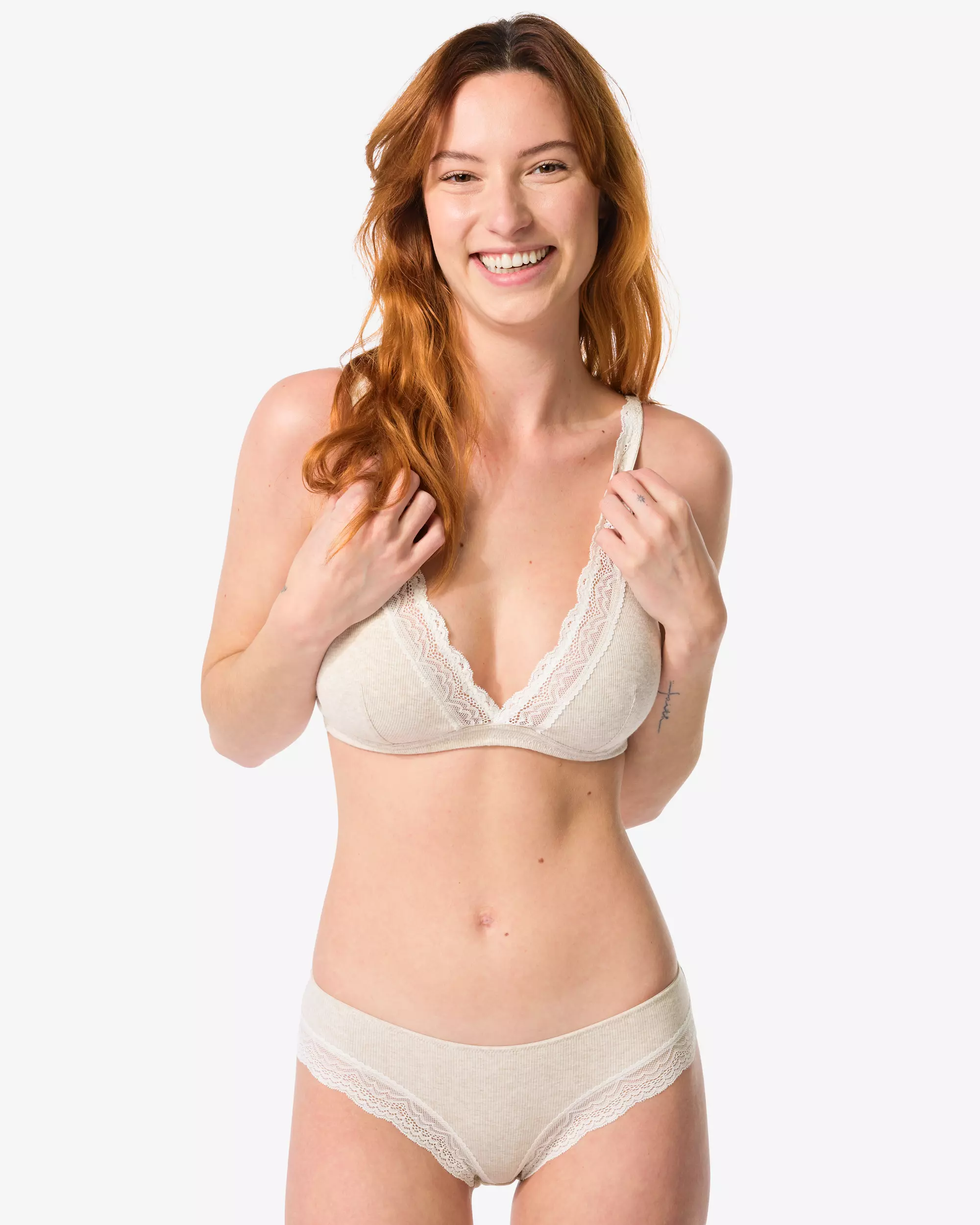 slip brésilien femme côtelé avec dentelle