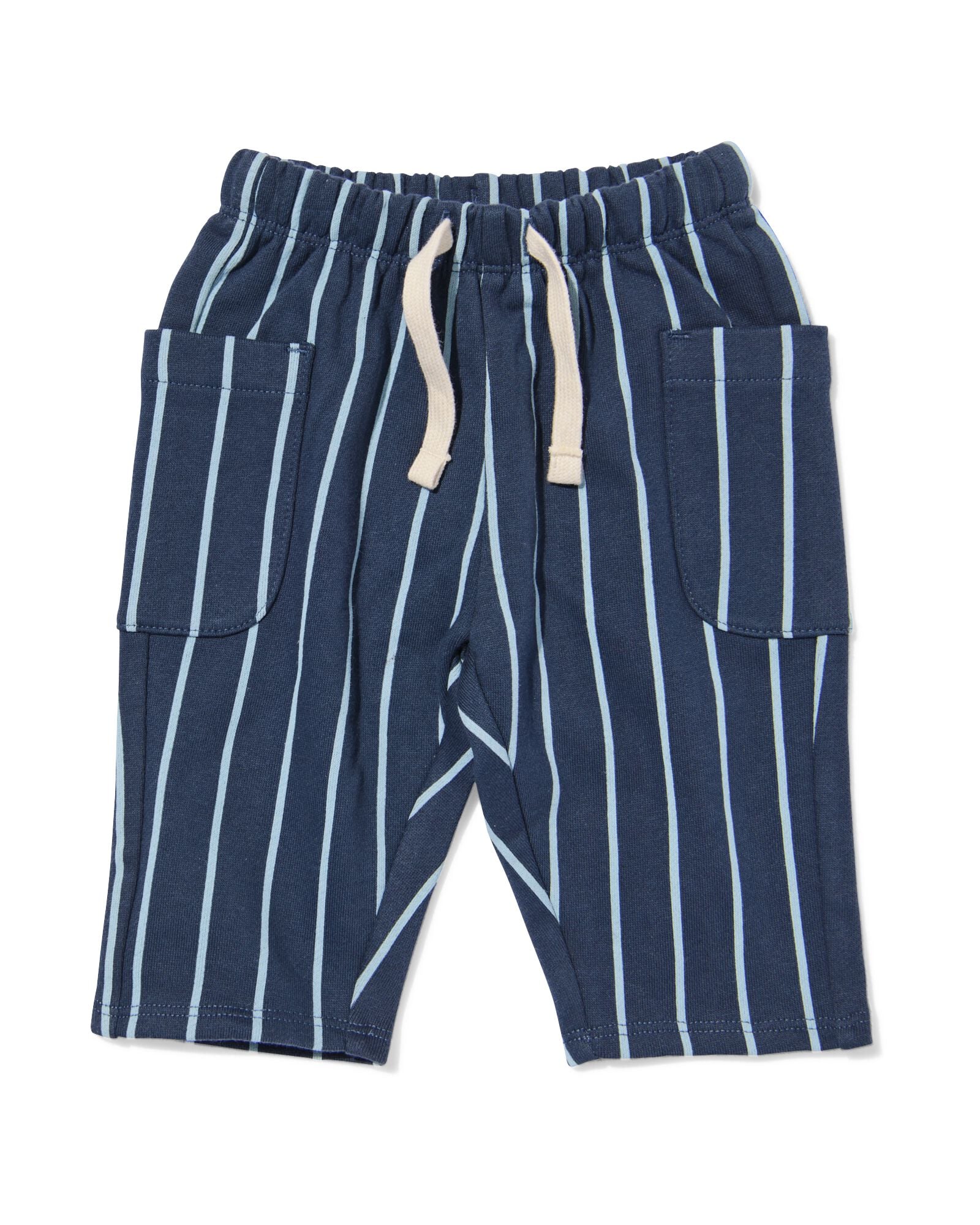 Babyhose, Comfy Fit, aus Sweatstoff, gestreift blau blau - 33107480BLUE - HEMA
