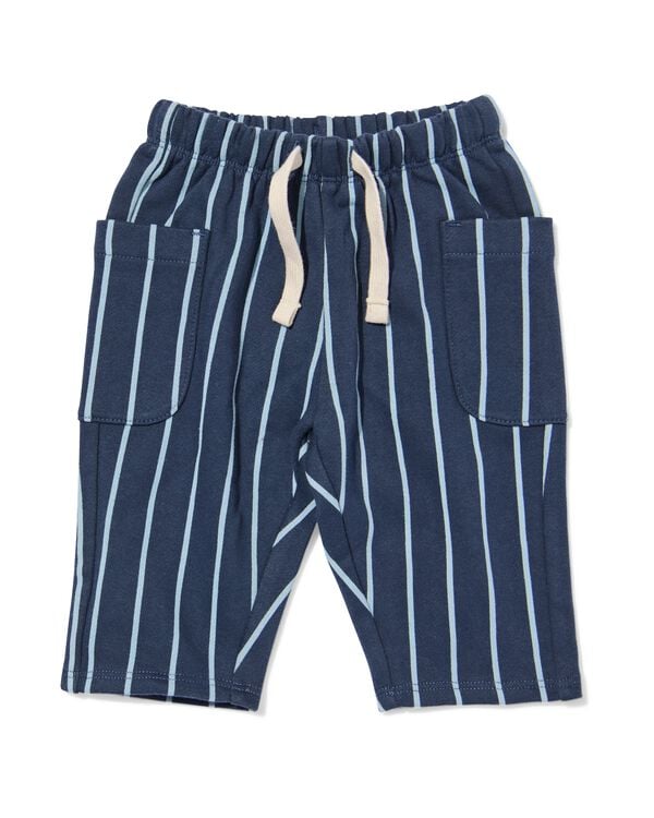 Babyhose, Comfy Fit, aus Sweatstoff, gestreift blau blau - 33107480BLUE - HEMA