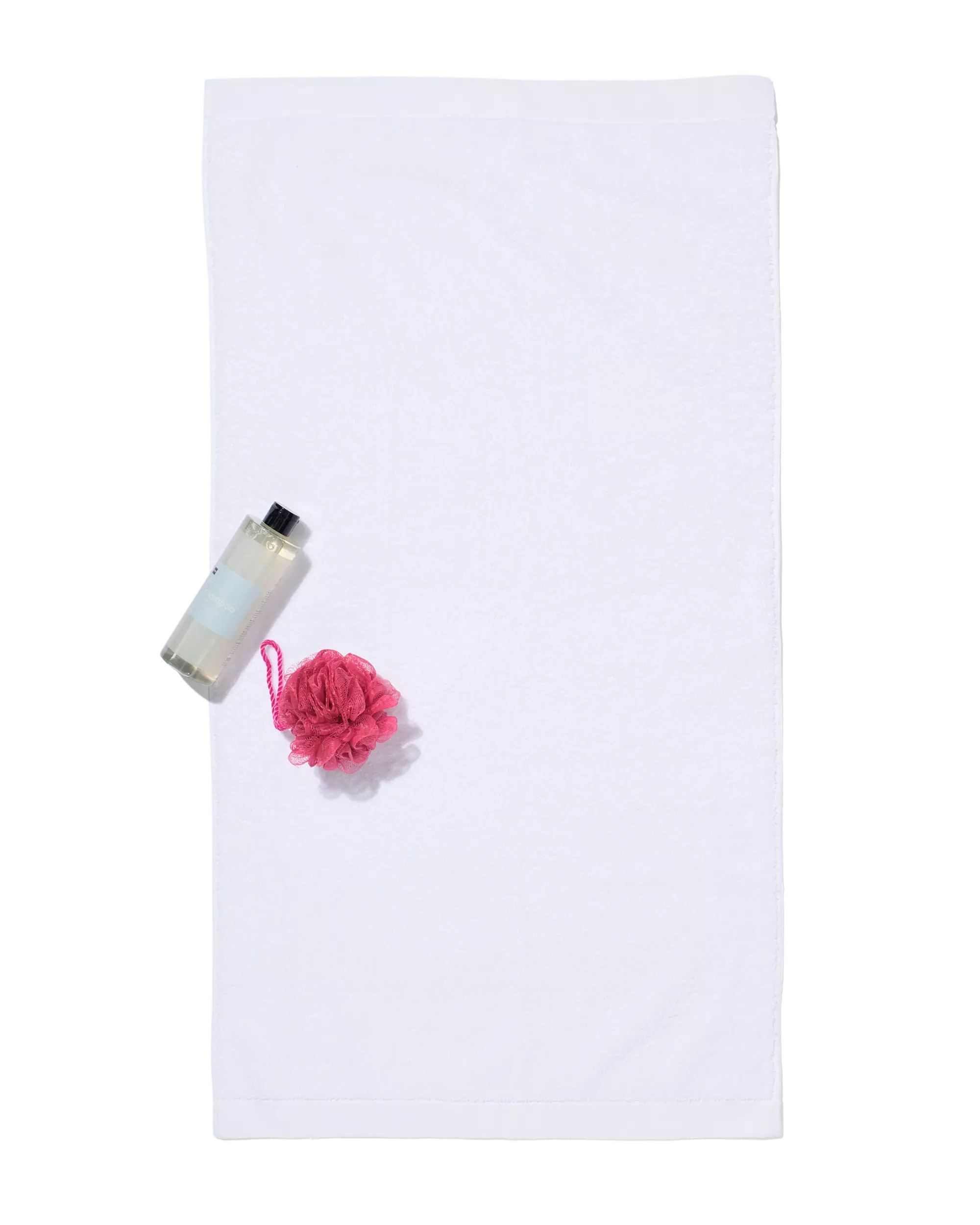 serviette de bain - 60x110 cm - ultra doux - blanc