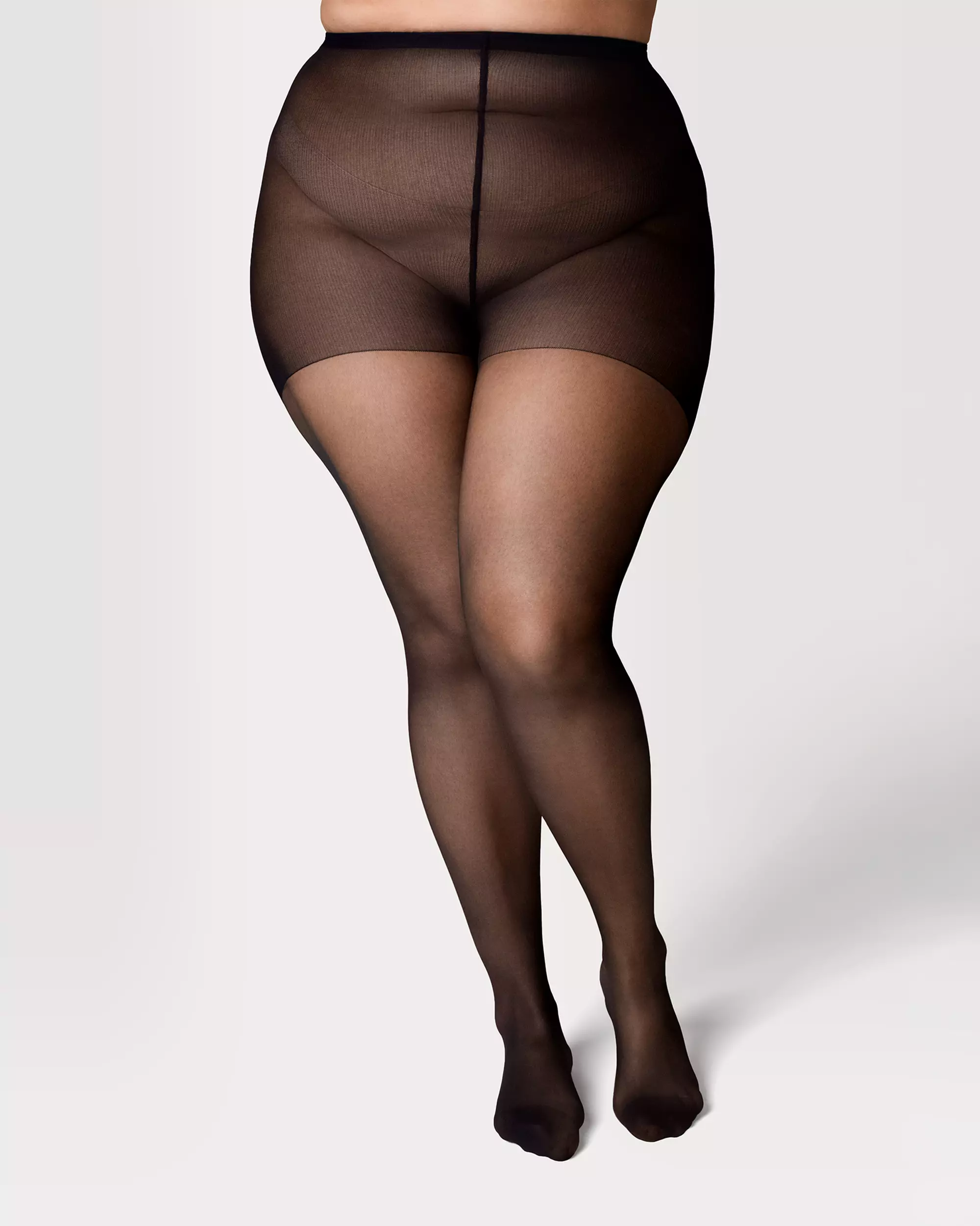 Laufmaschenfeste Strumpfhose, Curvy, 20 Denier, matt