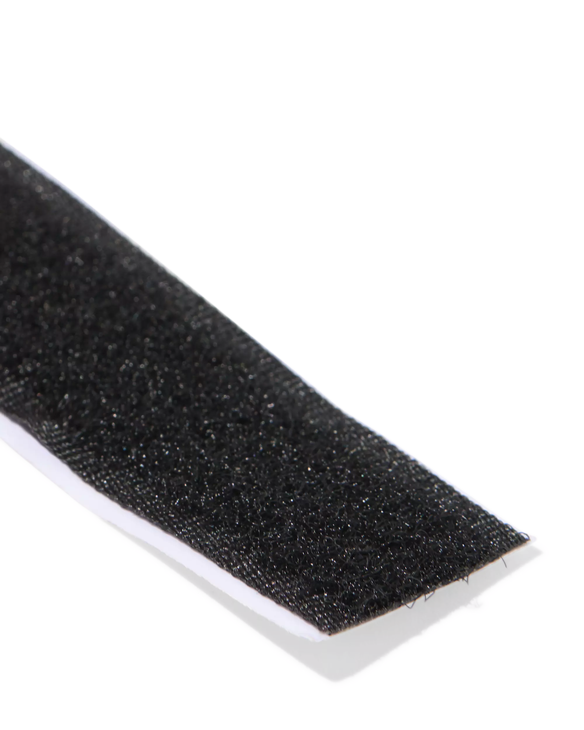 Klettverschluss 50 × 2 cm, schwarz, 2-teilig