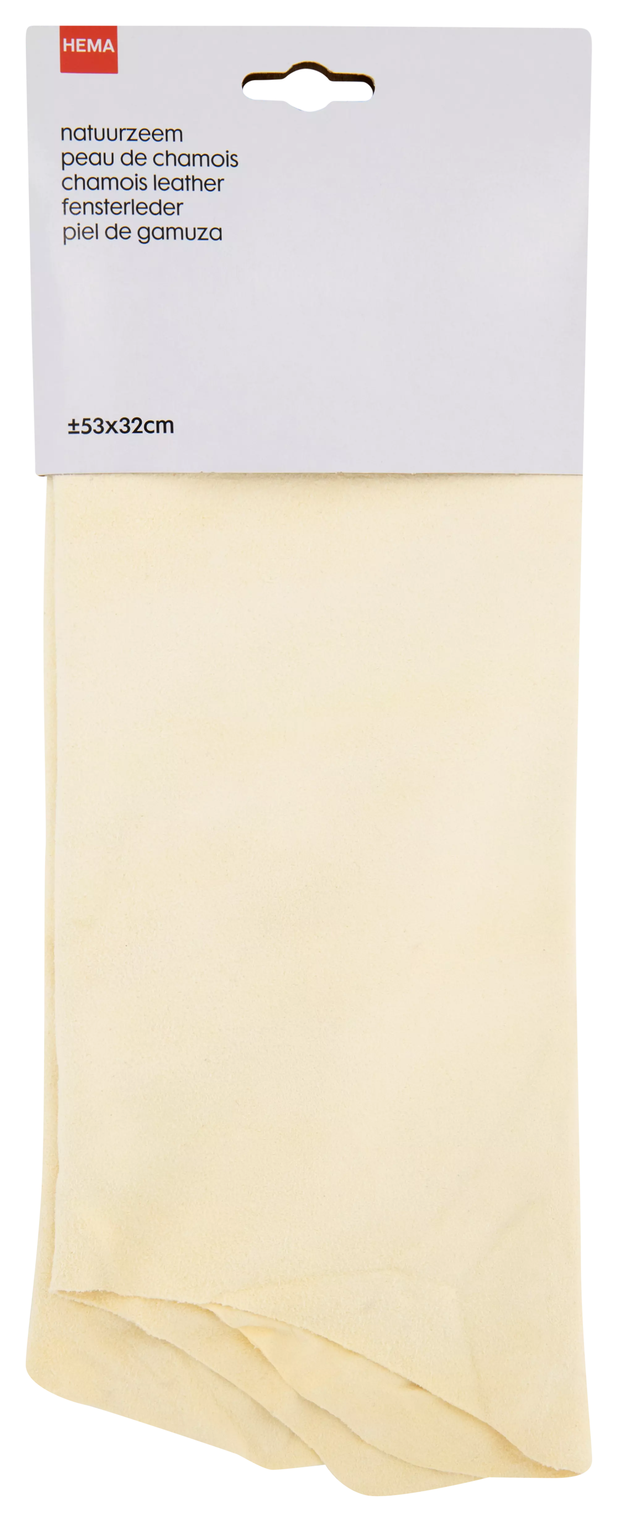 peau de chamois naturelle 53x32