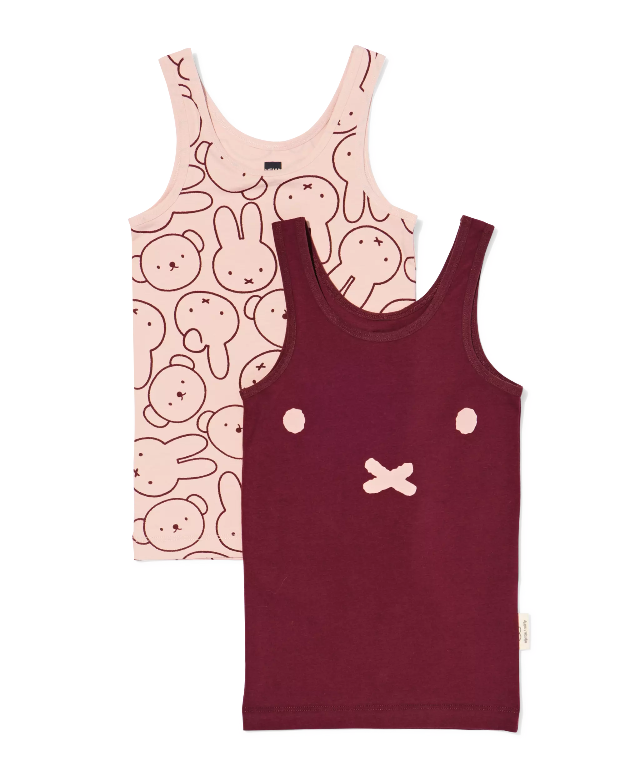 débardeurs Miffy enfant - lot de 2