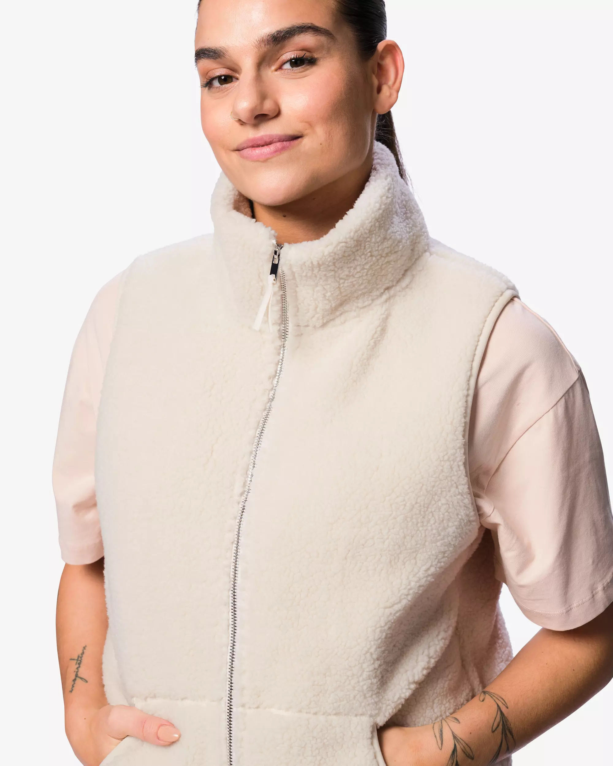 gilet sherpa pour dames