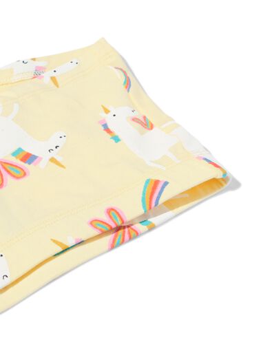 sous-v&ecirc;tement enfant licorne - 3 pi&egrave;ces jaune jaune - 19301320YELLOW - HEMA