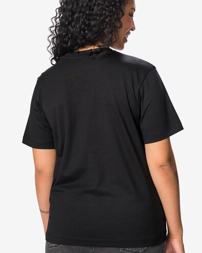Damen-T-Shirt Jersey schwarz schwarz - 36305810BLACK - HEMA