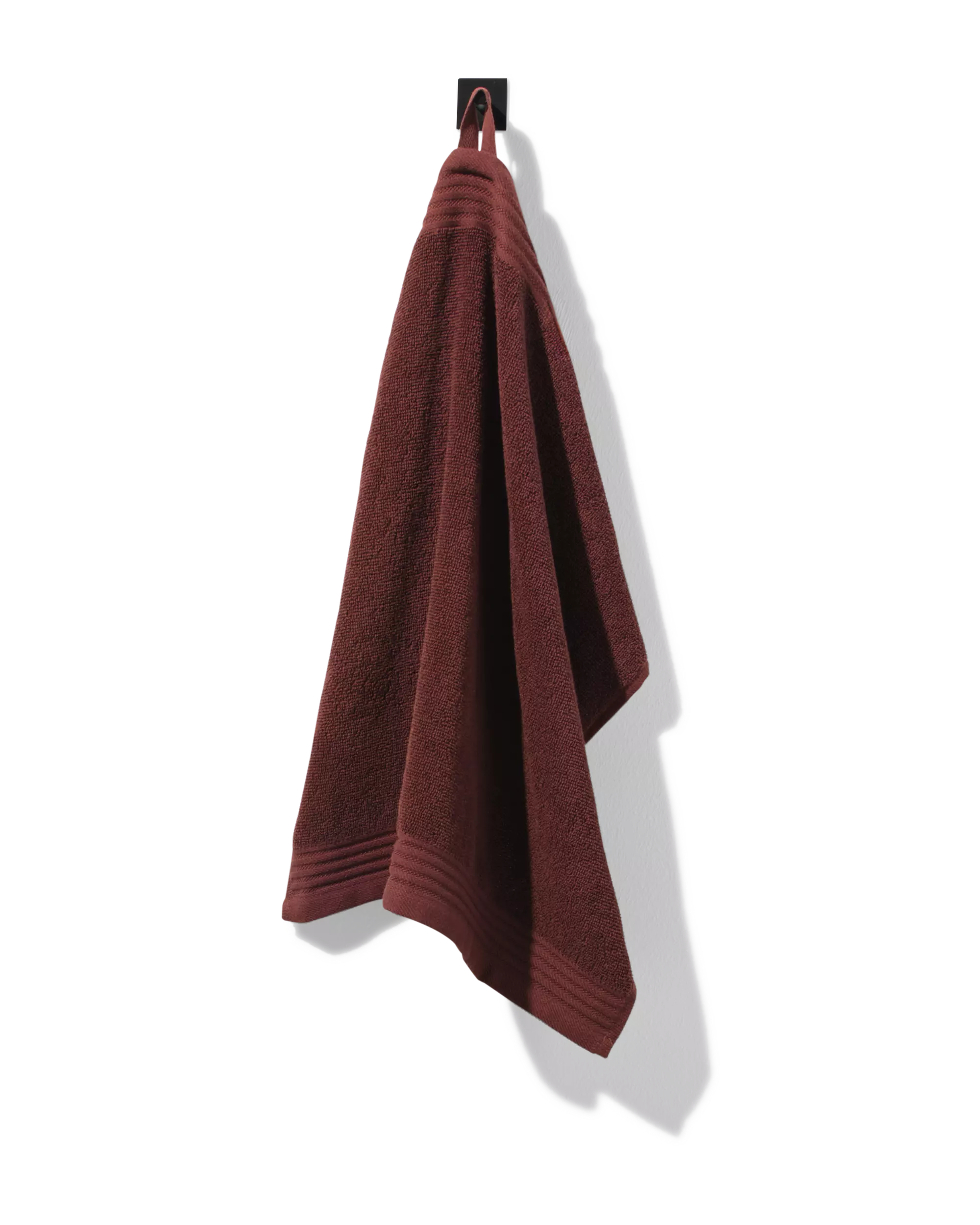 essuie-mains 50x50cm coton marron