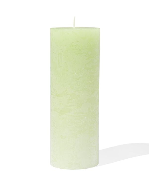 bougies rustiques vert menthe vert menthe - 13504013MINTGREEN - HEMA