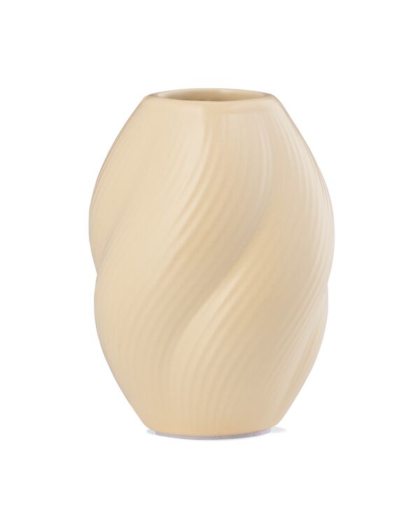 vaas voor geurstokjes ⌀7x10cm keramiek twist naturel