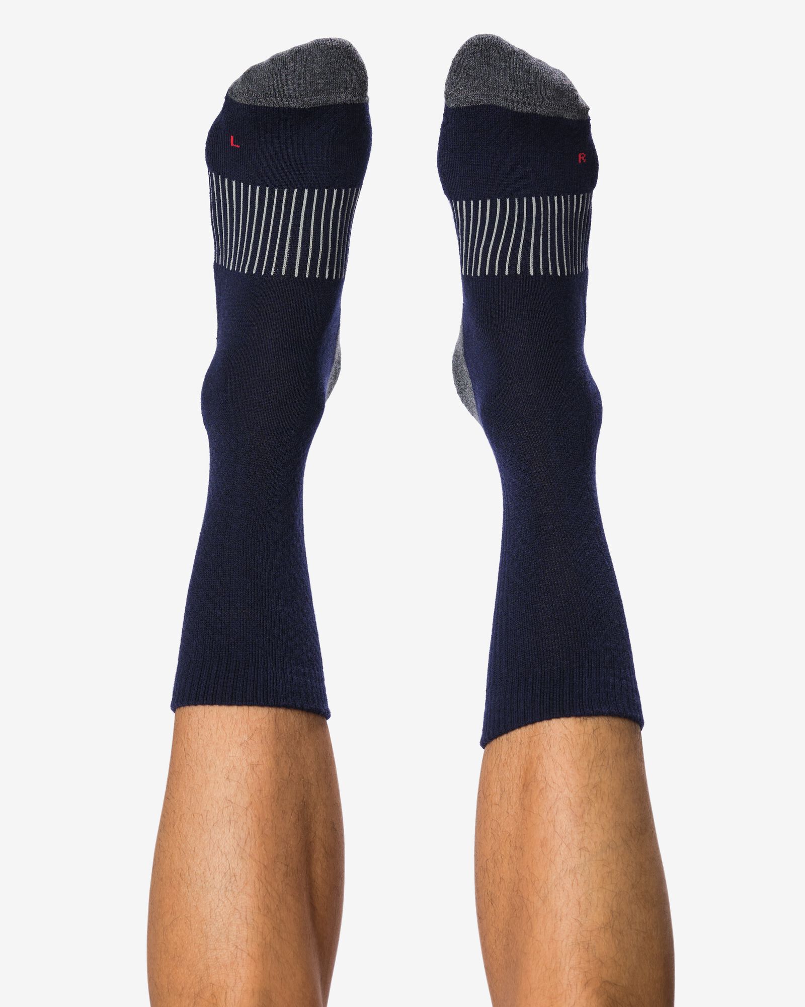 heren wandelsokken wolmix - 2 paar donkerblauw donkerblauw - 4190450DARKBLUE - HEMA
