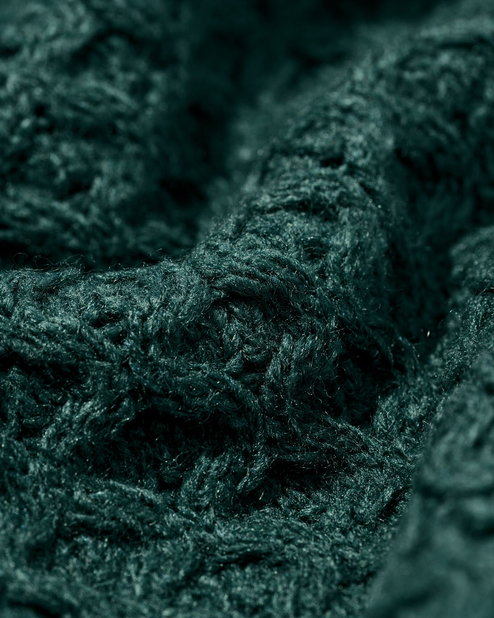 damesvest kabel grofgebreid zeegroen zeegroen - 36214580SEAGREEN - HEMA