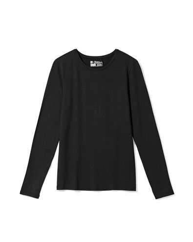 t-shirt thermo femme noir noir - 36363870BLACK - HEMA
