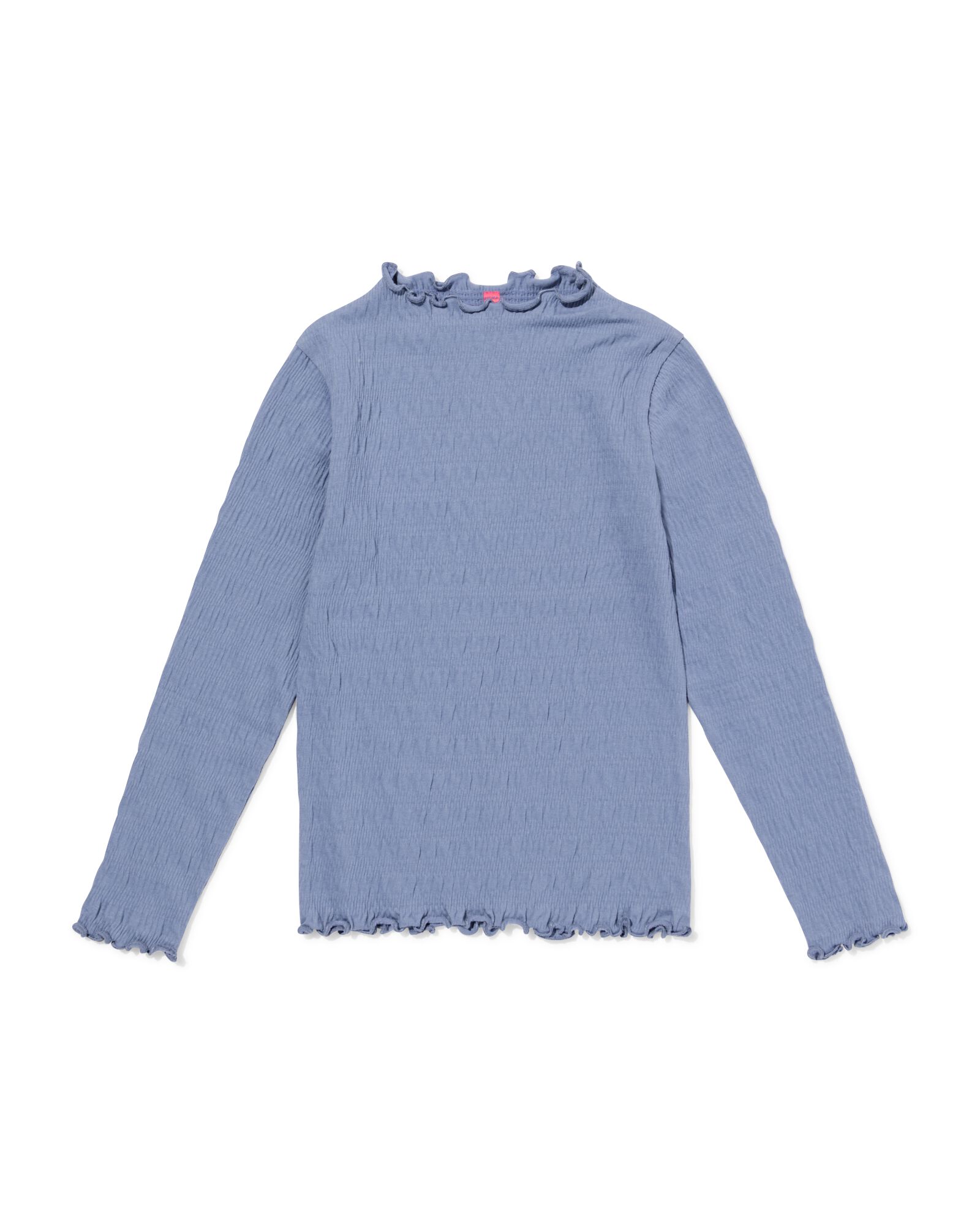 t-shirt enfant volants bleu bleu - 30873948BLUE - HEMA