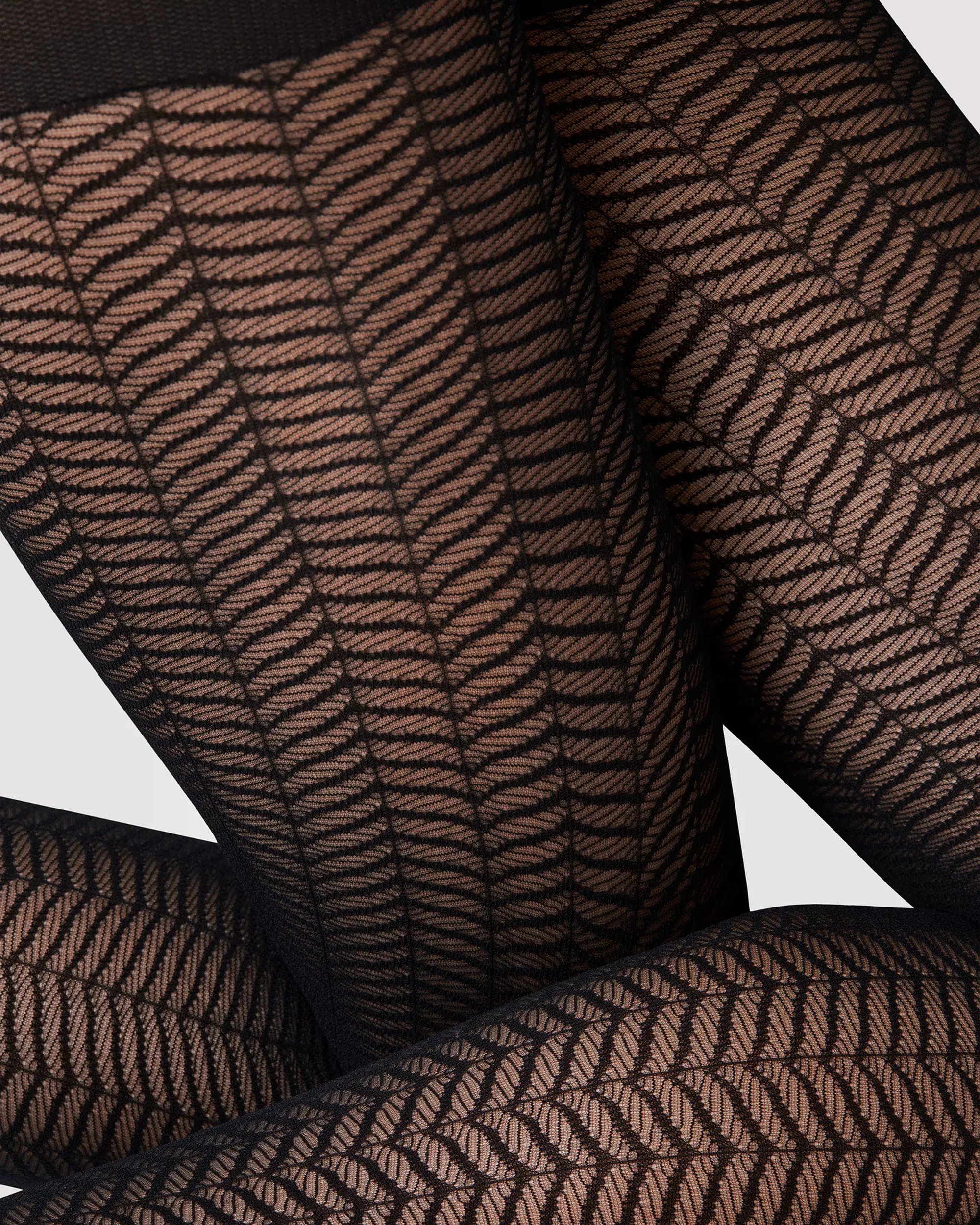 Feinstrumpfhose, Fashion, Fischgrätmuster