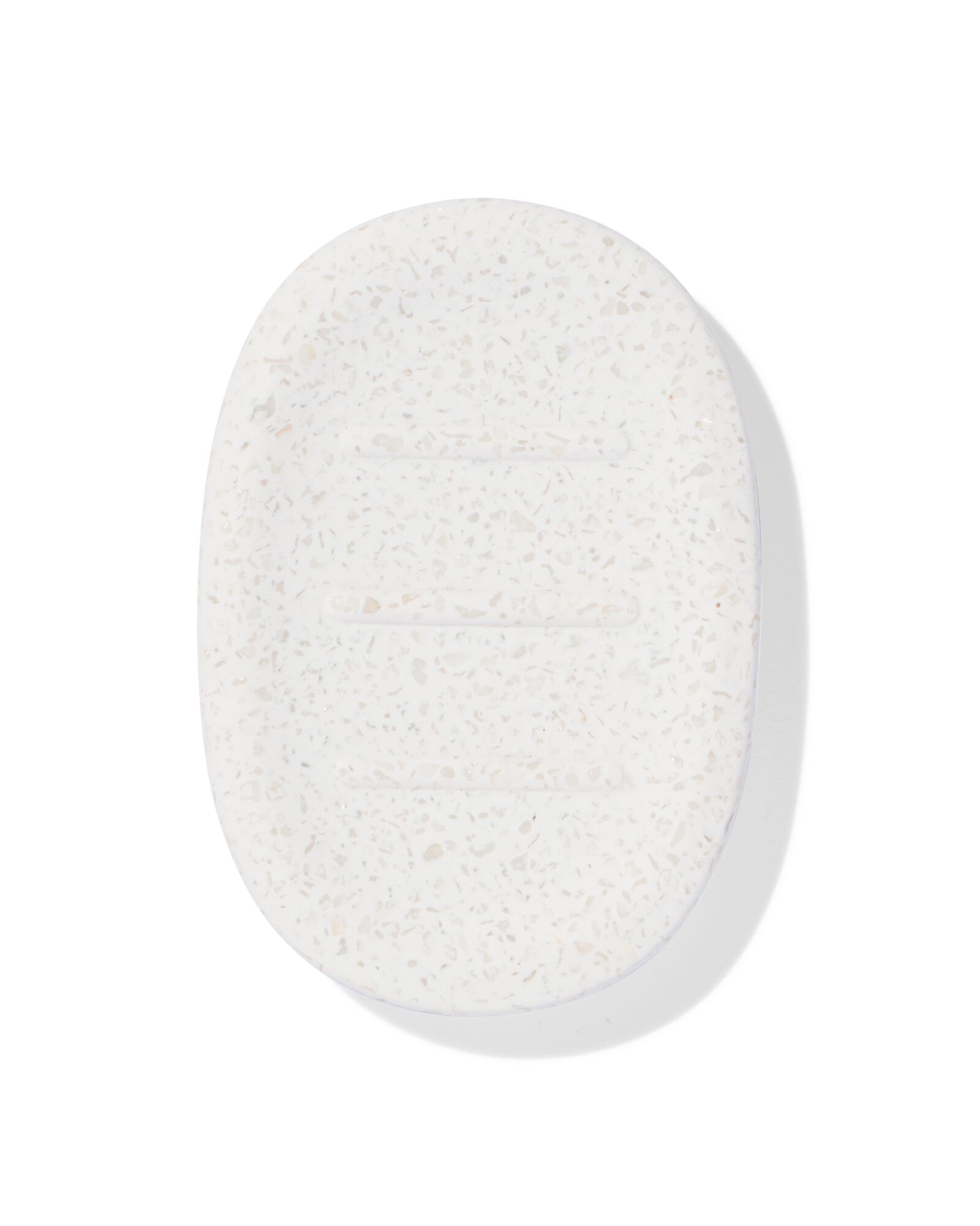 zeepbakje 9x13cm terrazzo beige - 80330051 - HEMA