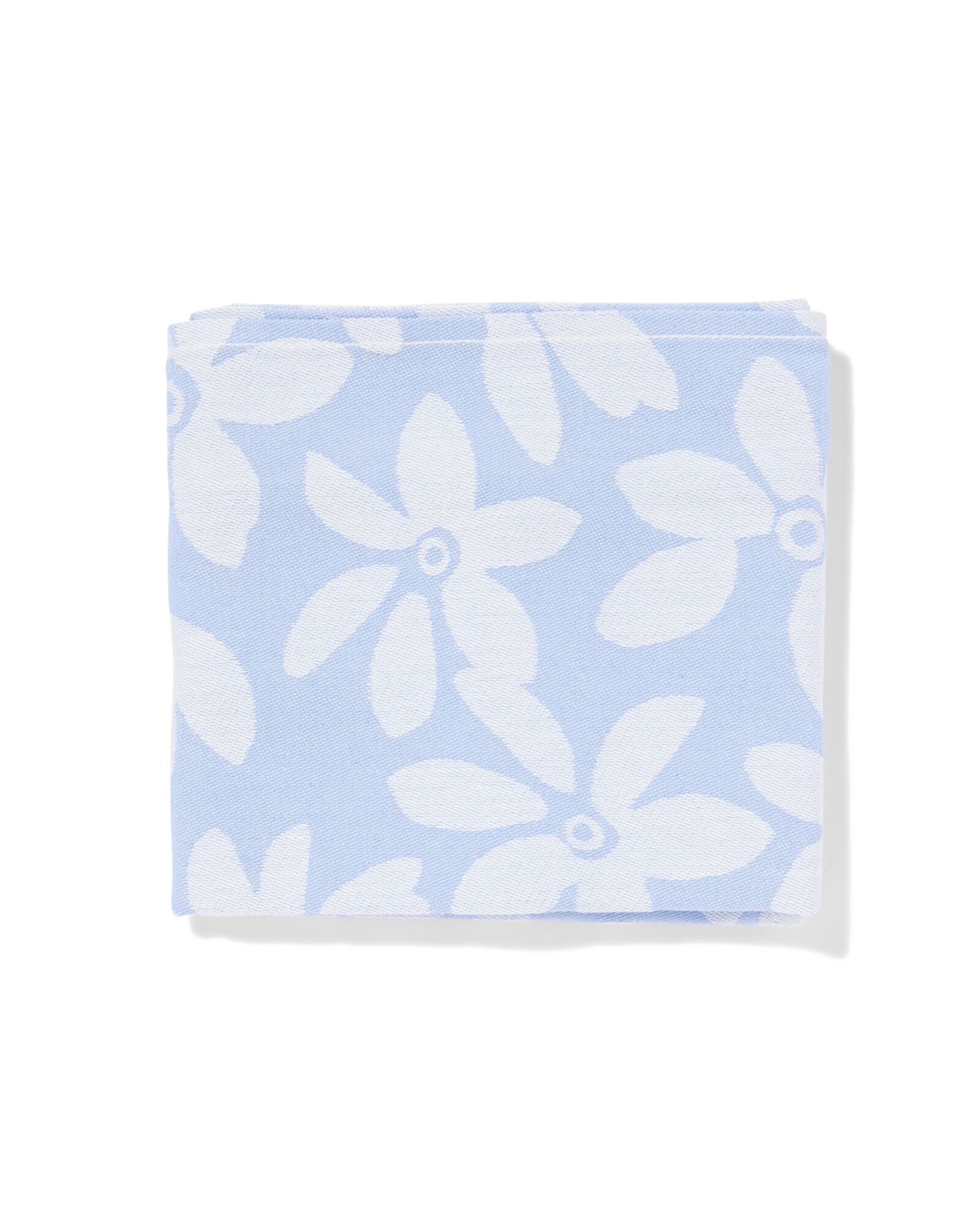 torchon 65 x 65 cm coton fleurs - 5400021 - HEMA