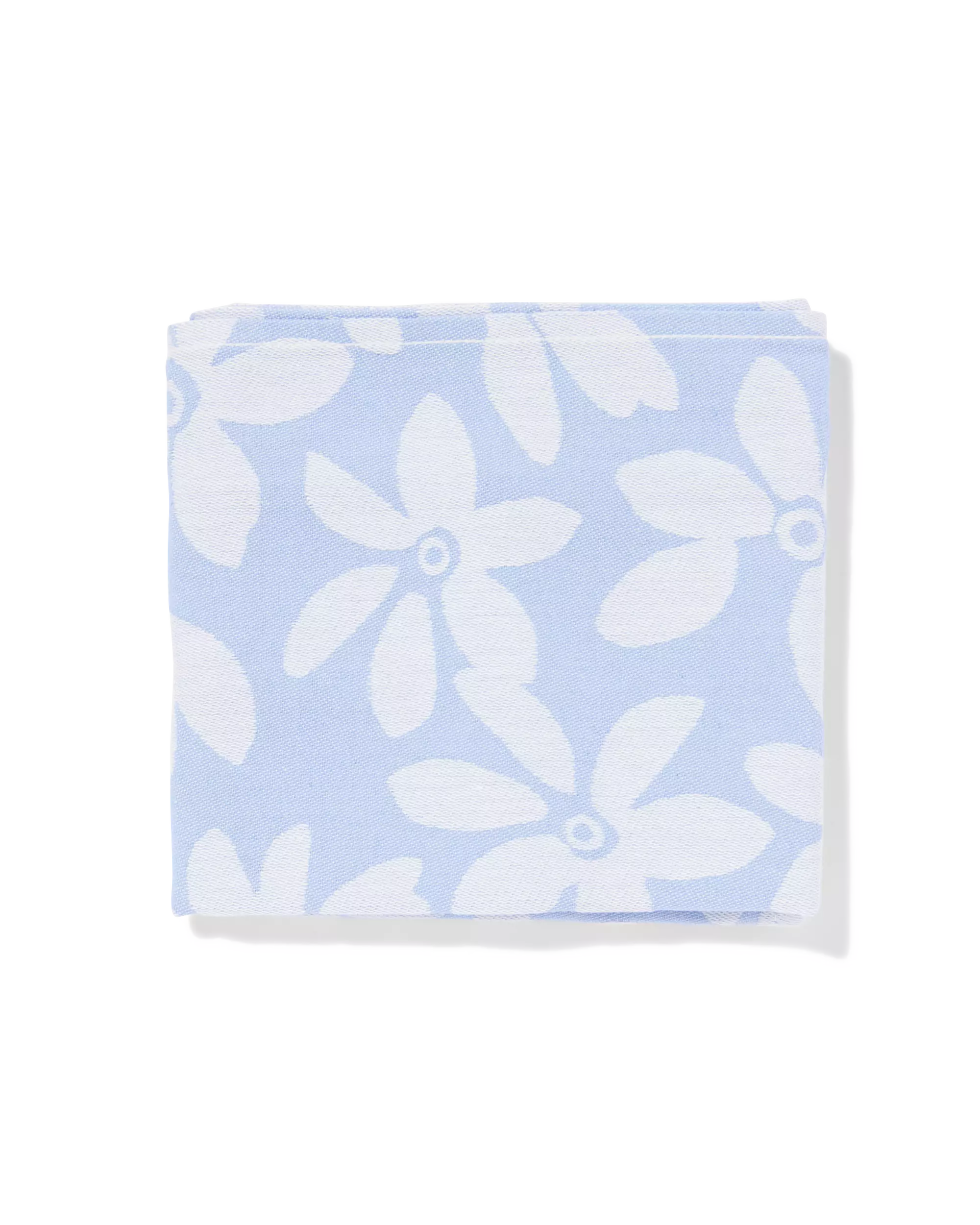 theedoek 65x65cm katoen bloemen
