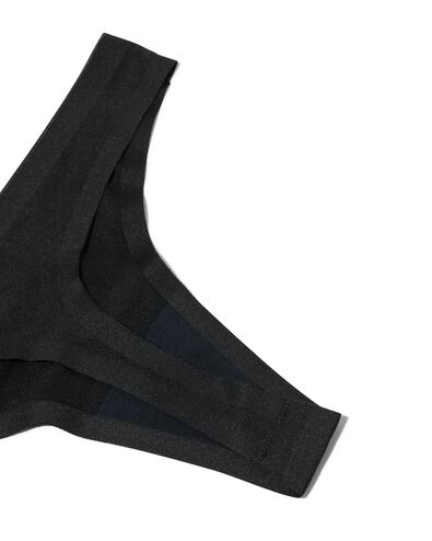 damesstring second skin micro zwart zwart - 19611098BLACK - HEMA