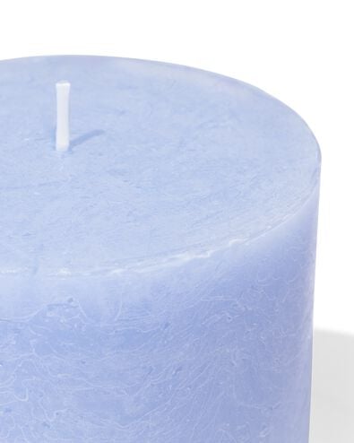 bougie rustique &Oslash;10x10 cm bleu clair bleu clair 10 x 10 - 13502921 - HEMA
