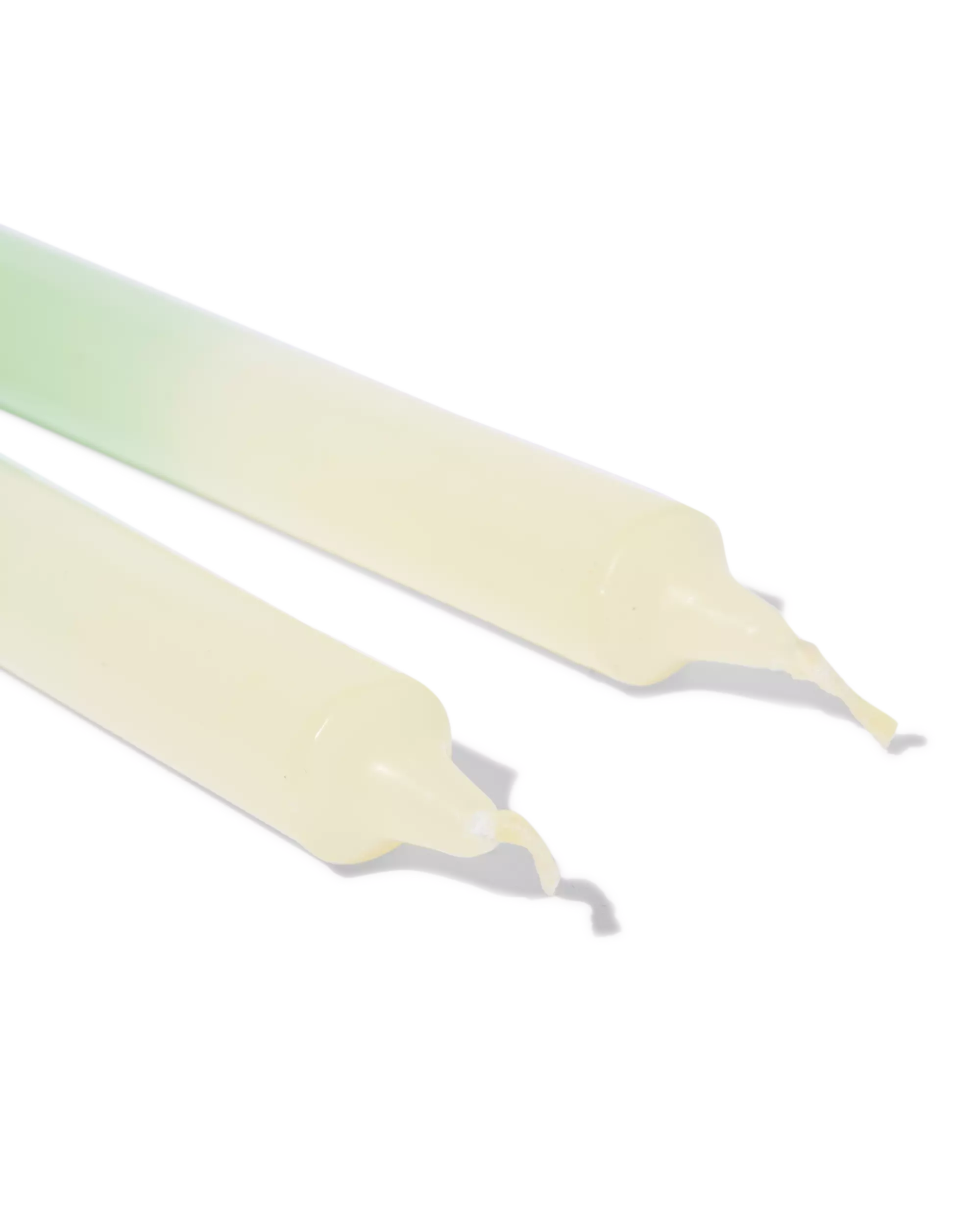 petites bougies longues dip-dye - 2 pièces