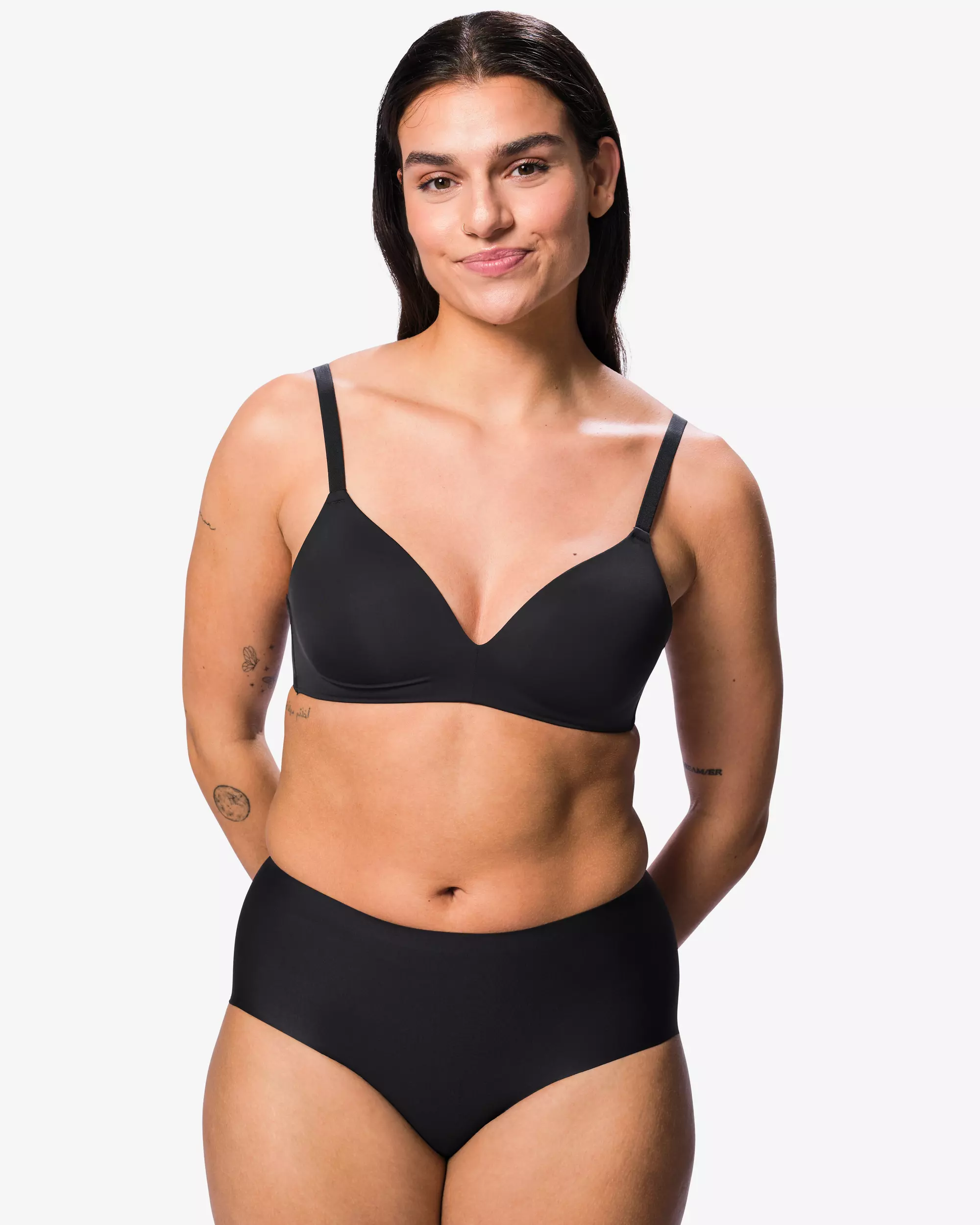 slip femme moyennement gainant taille haute