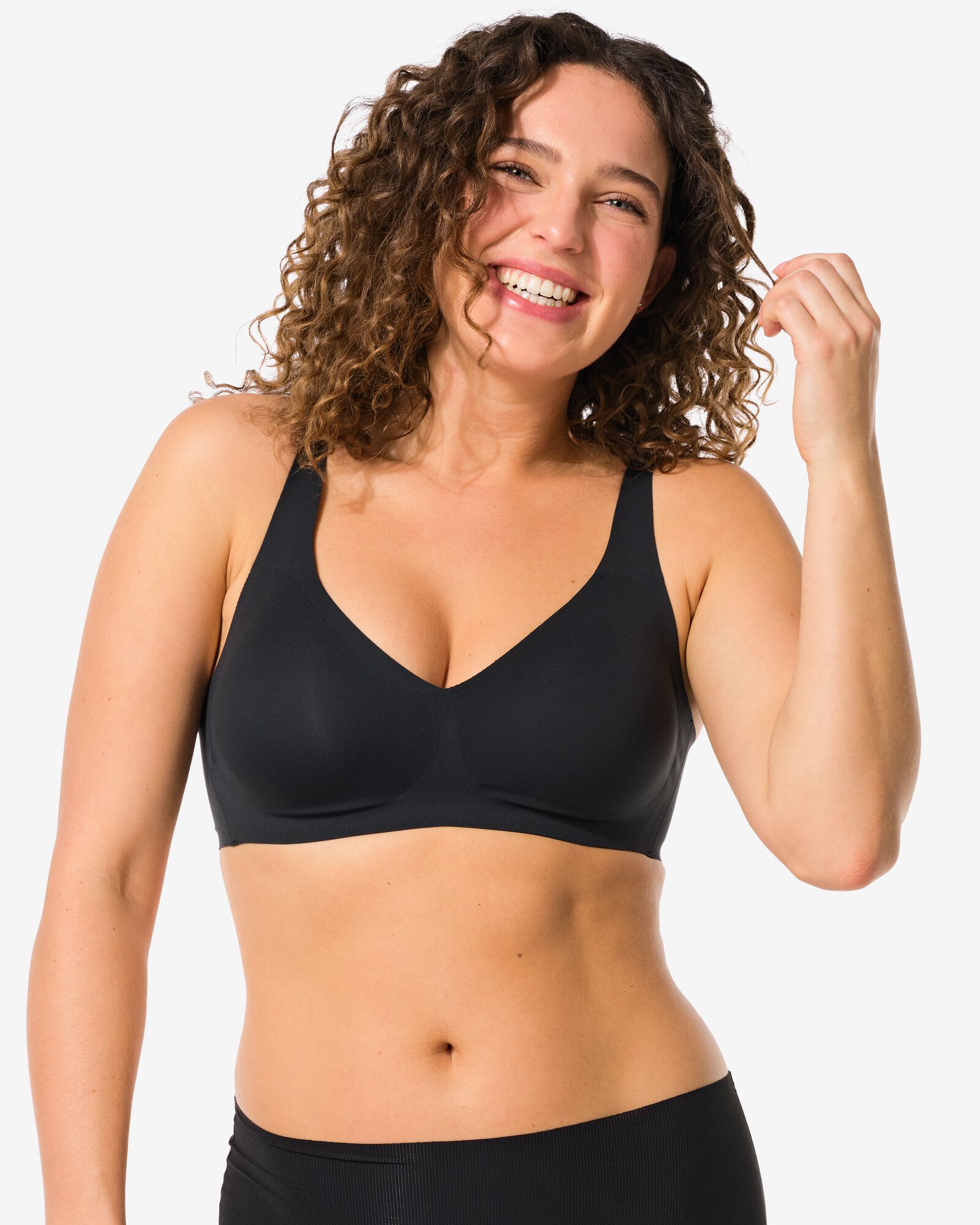 soutien-gorge pr&eacute;form&eacute; sans armatures noir noir - 21870643BLACK - HEMA