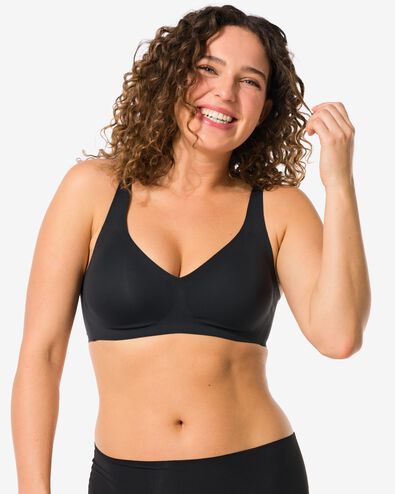 soutien-gorge pr&eacute;form&eacute; sans armatures noir noir - 21870643BLACK - HEMA
