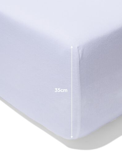 drap-housse pour boxspring jersey 140x200 blanc - 5180057 - HEMA