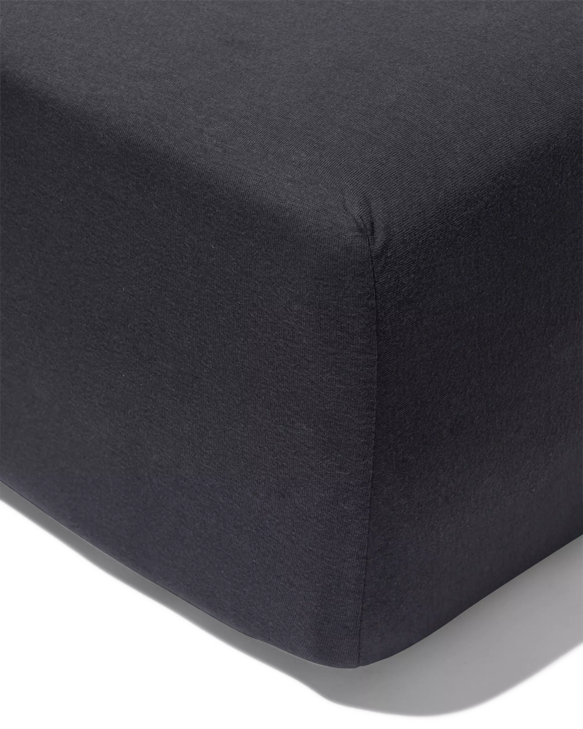 drap-housse 140x200cm jersey gris foncé 