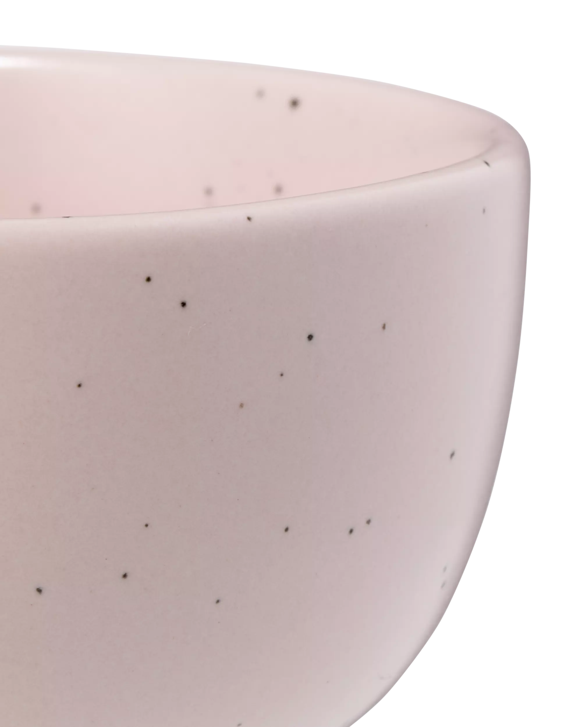 schaaltje Ø7cm Trend aardewerk roze spikkel