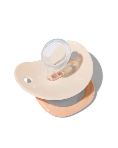 sucettes avec c&ocirc;t&eacute; plat renard 12m+ - 33508250 - HEMA