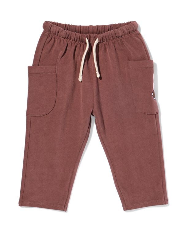 pantalon b&eacute;b&eacute; coupe confortable tissu sweat Miffy marron marron - 33102080BROWN - HEMA