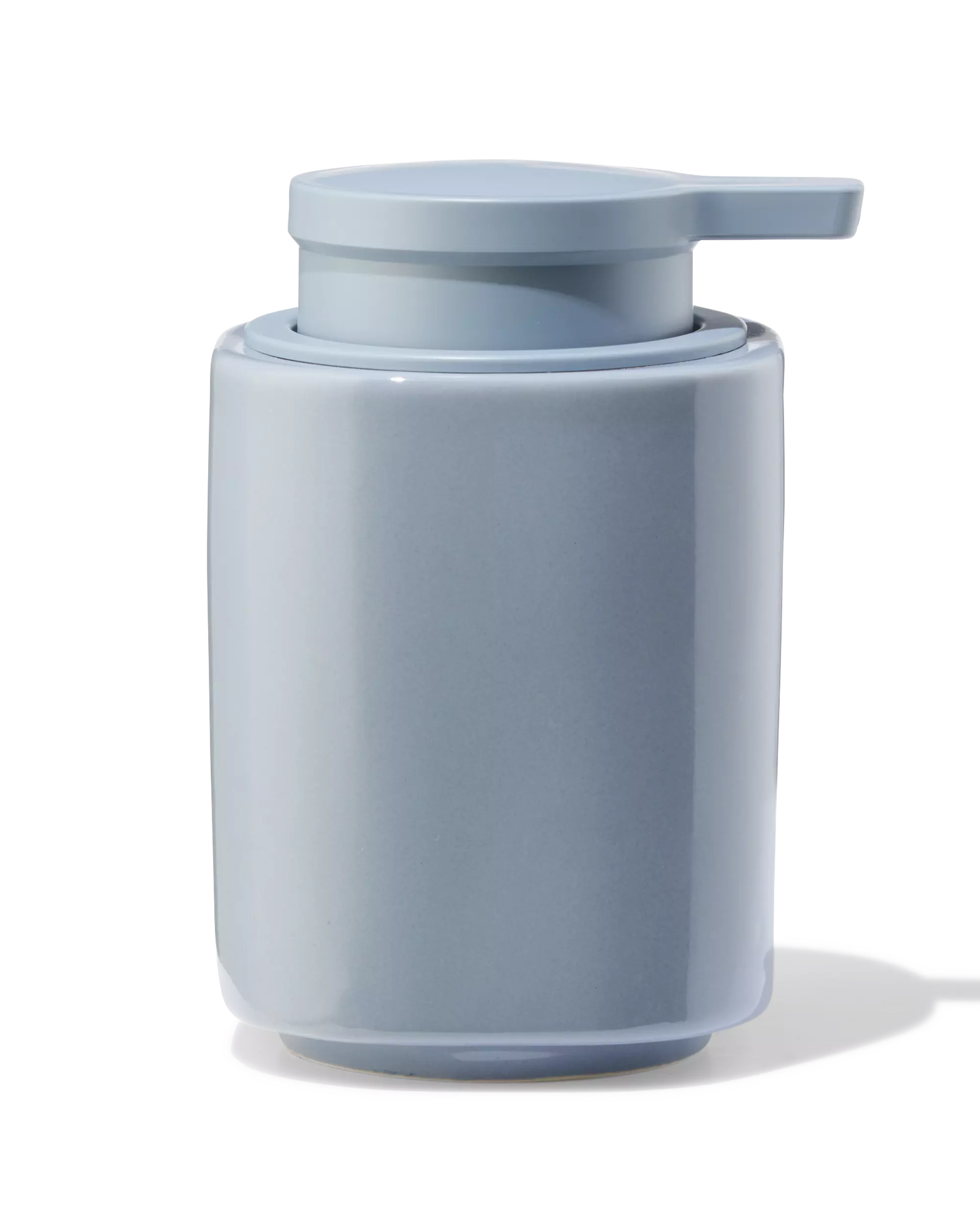 distributeur de savon 13 cm céramique bleue
