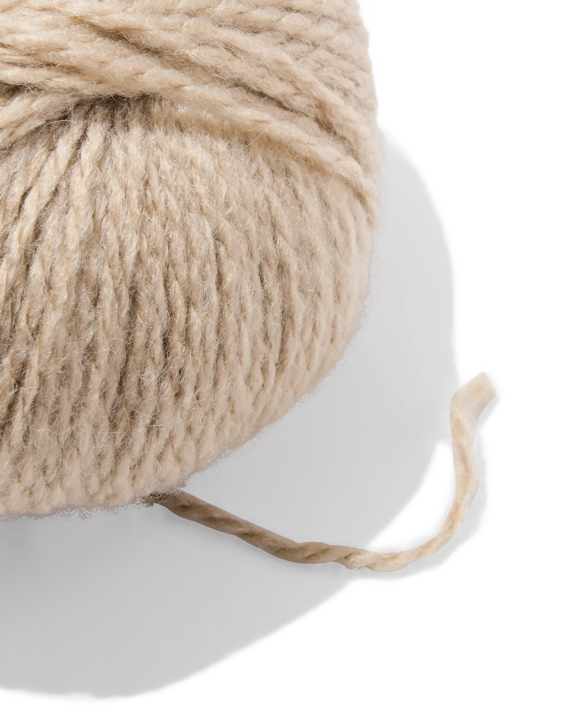 fil de laine acrylique 100 g 165 m beige