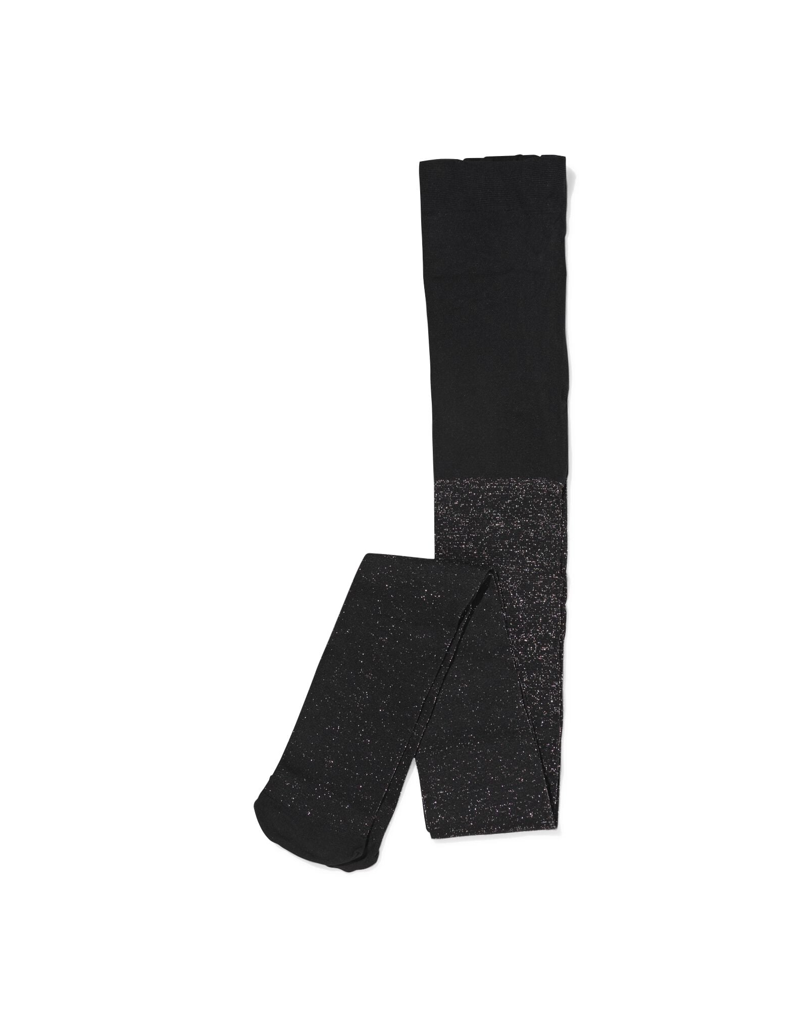collants enfant 90 deniers paillet&eacute;s noir 110/116 - 4380171 - HEMA