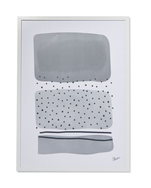 cadre photo 50x70cm bois blanc 50 x 70 - 13621044L50X70 - HEMA