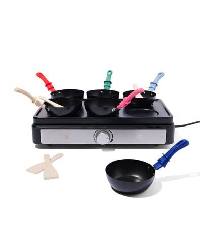 ensemble wok et cr&ecirc;pi&egrave;re 6 personnes - 80090023 - HEMA