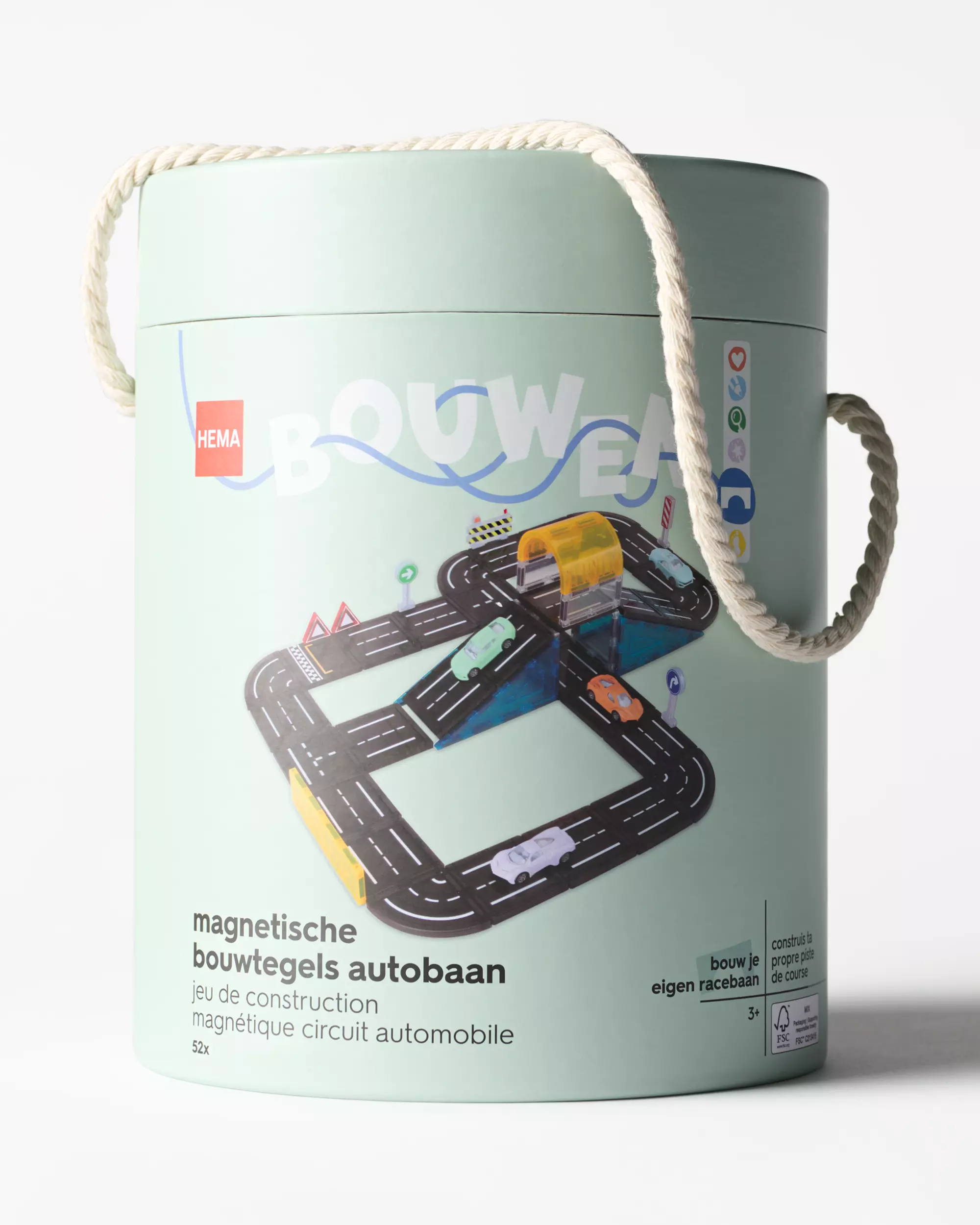 Magnetische Bauplatten Autobahn 