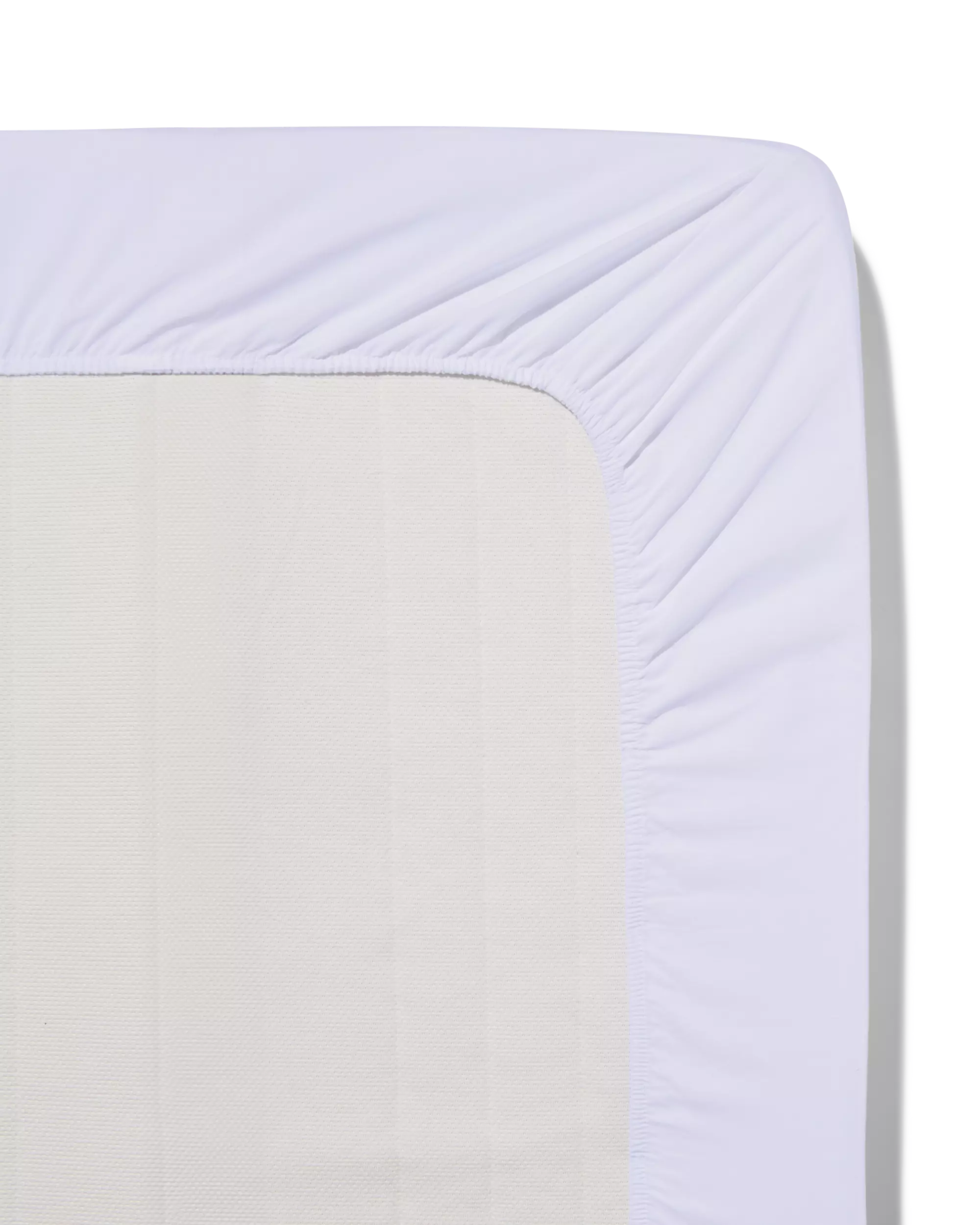 drap-housse boxspring 180x200cm coton doux blanc